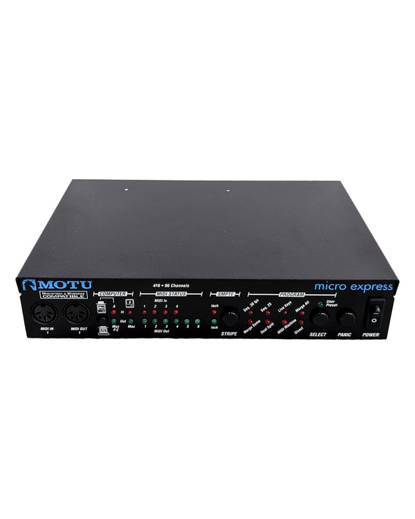MOTU Micro Express - Audio Interface - Black - Excellent w/ Manuals