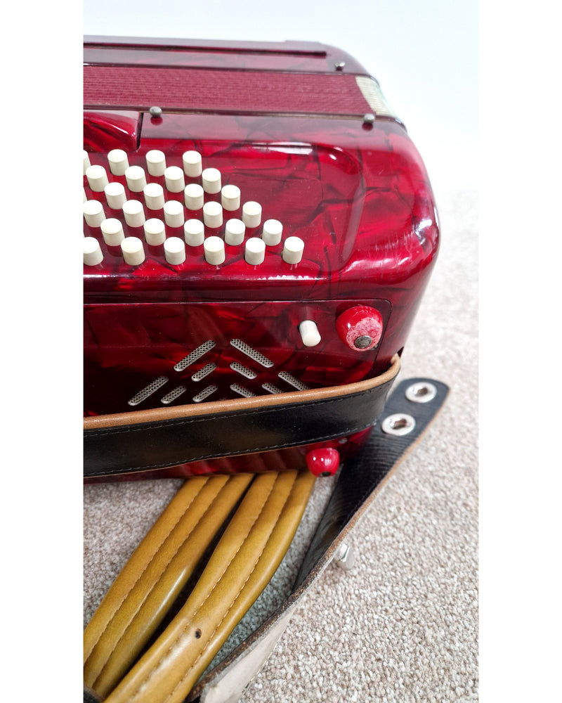 Marinucci 120 - Accordion - Red - Refurbished w/ Hard Case - image 12