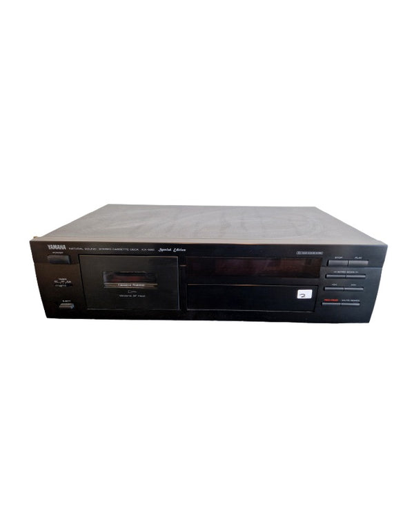 Yamaha KX-580 Special Edition - Cassette Deck - Black - Good