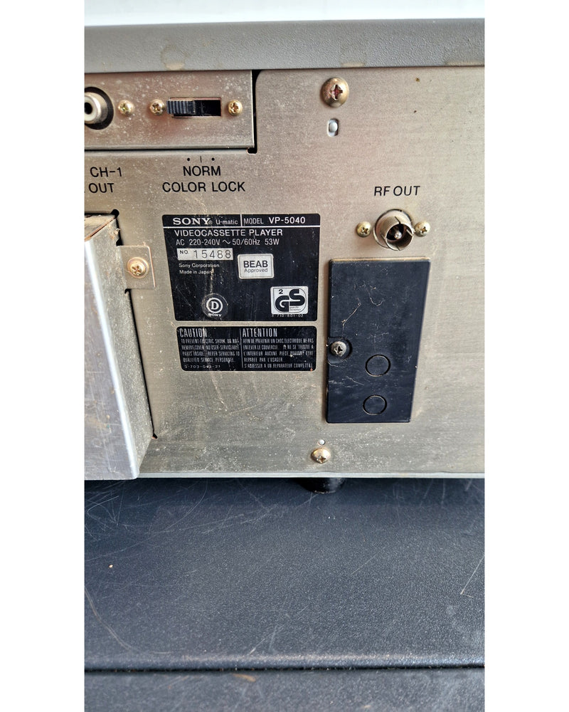 Sony VP-5040 - Video Recorder - Cream - Good - image 15