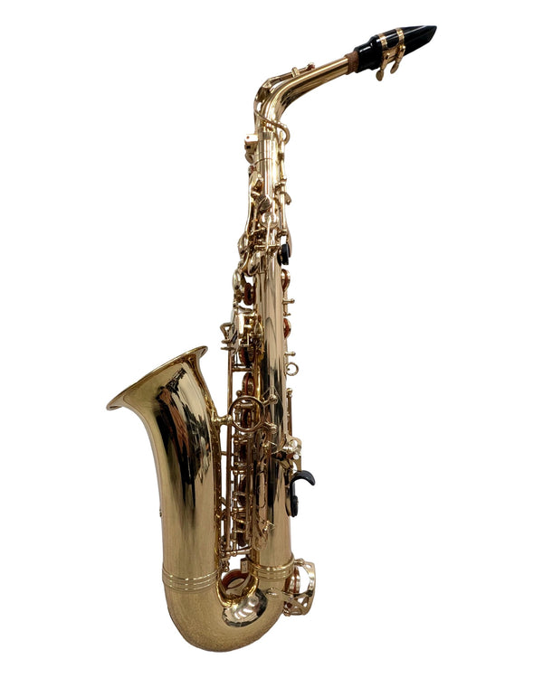 Earlham Alto Sax - Saxophone - Gold - Good w/ Hard Case