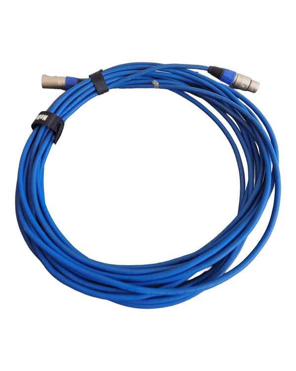 Van Damme 25ft Microphone Cable - Blue - Microphone Cable - Very Good