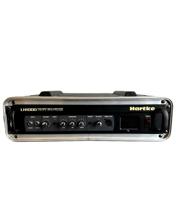 Hartke LH1000 - Bass Amplifier - Black - Good w/ rack-mounted in flight case