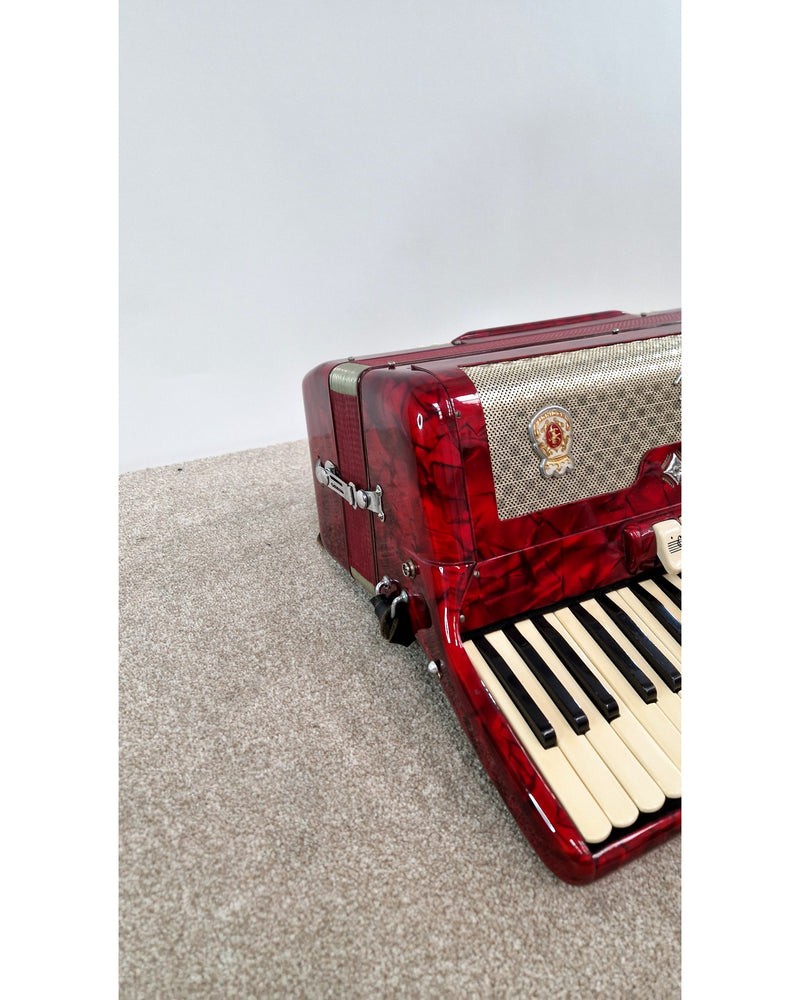 Marinucci 120 - Accordion - Red - Refurbished w/ Hard Case - image 3