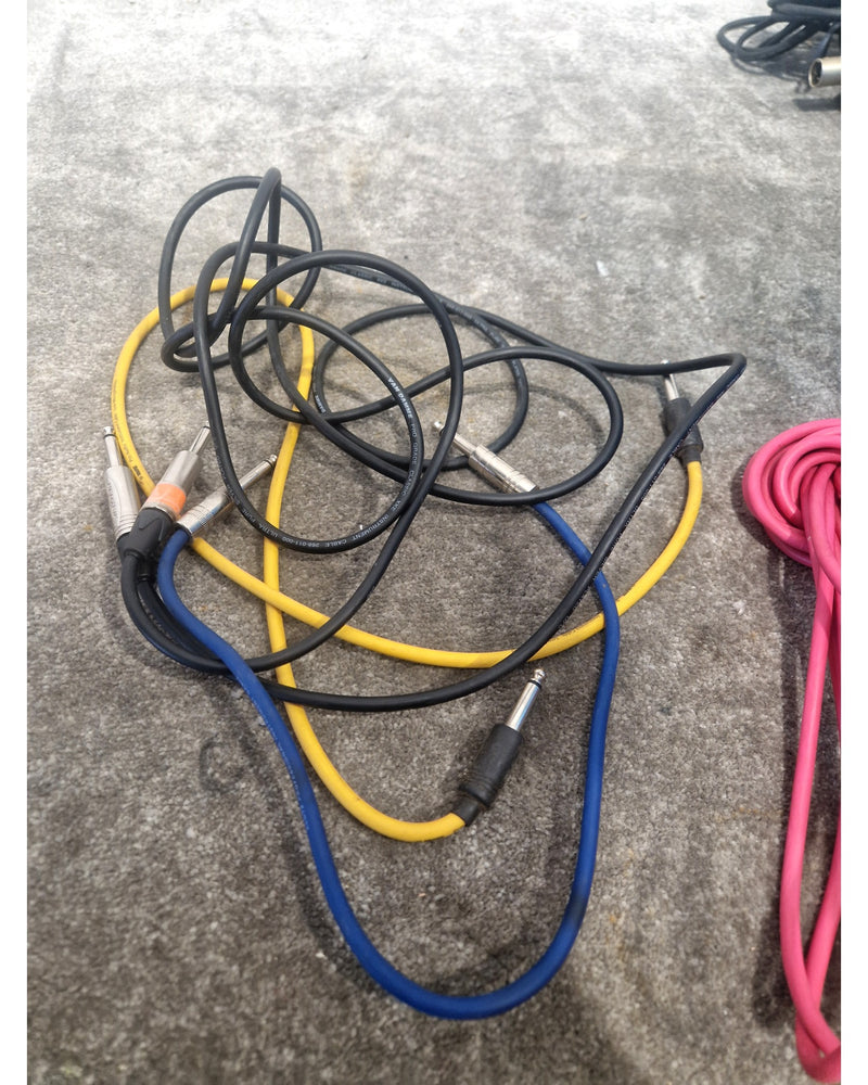 Job-Lot OF Speaker/Guitar Cables - X10 - Speaker/Guitar Cable - Good - image 3