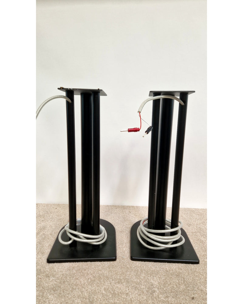 Hi-Fi Speaker Stands - Built In Banana Jack Leads - Excellent - image 11