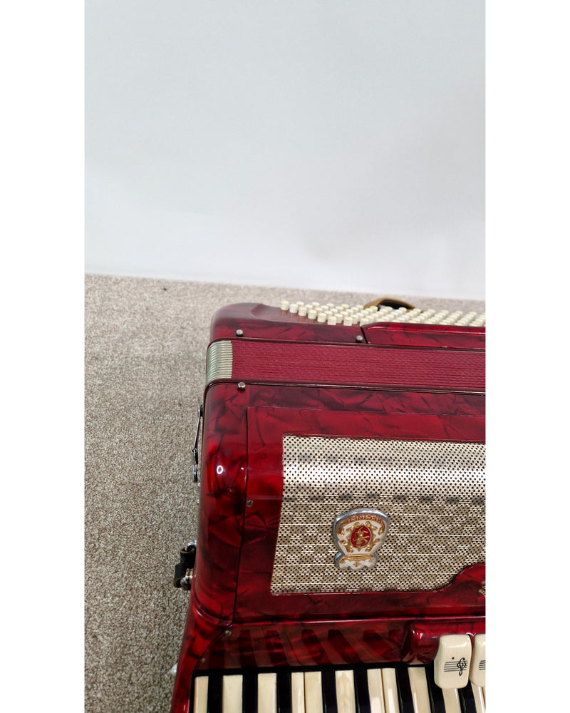 Marinucci 120 - Accordion - Red - Refurbished w/ Hard Case - image 5