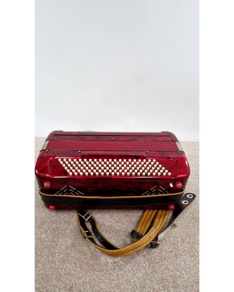 Marinucci 120 - Accordion - Red - Refurbished w/ Hard Case - image 8
