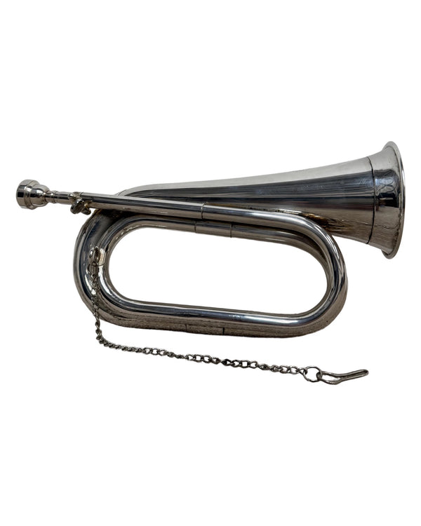 John Packer Bb Bugle - Brass Instruments - Silver - Fair w/ Hard Case