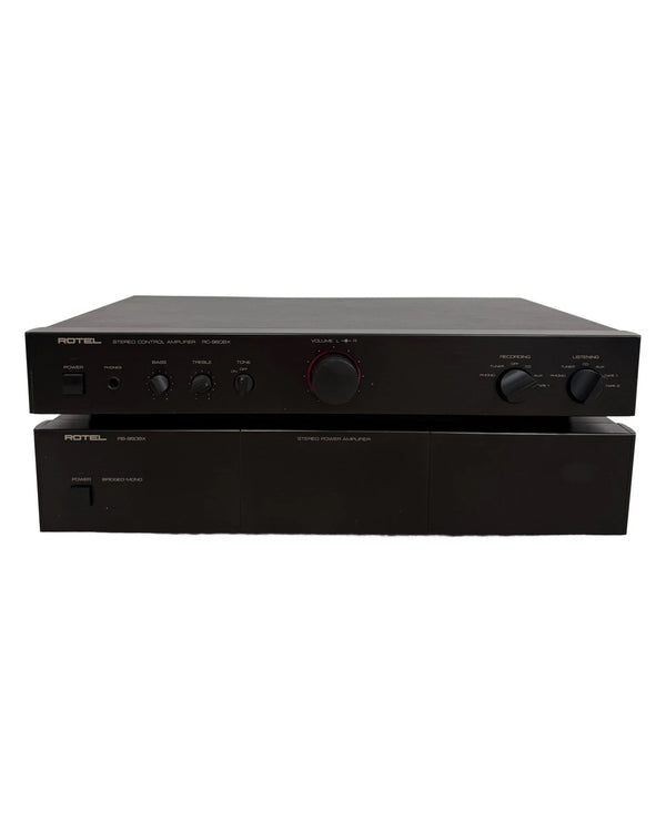 Rotel RC-960BX/RB-960BX - Hi-Fi Amplifier - Black - Excellent w/ Manuals