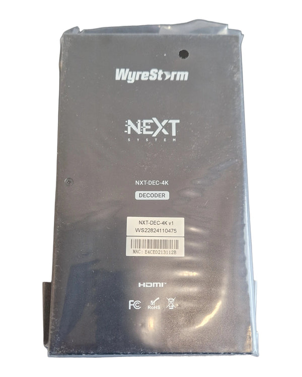 WyreStorm NXT-DEC-4K - AV Accessories - Like New w/ Original Box
