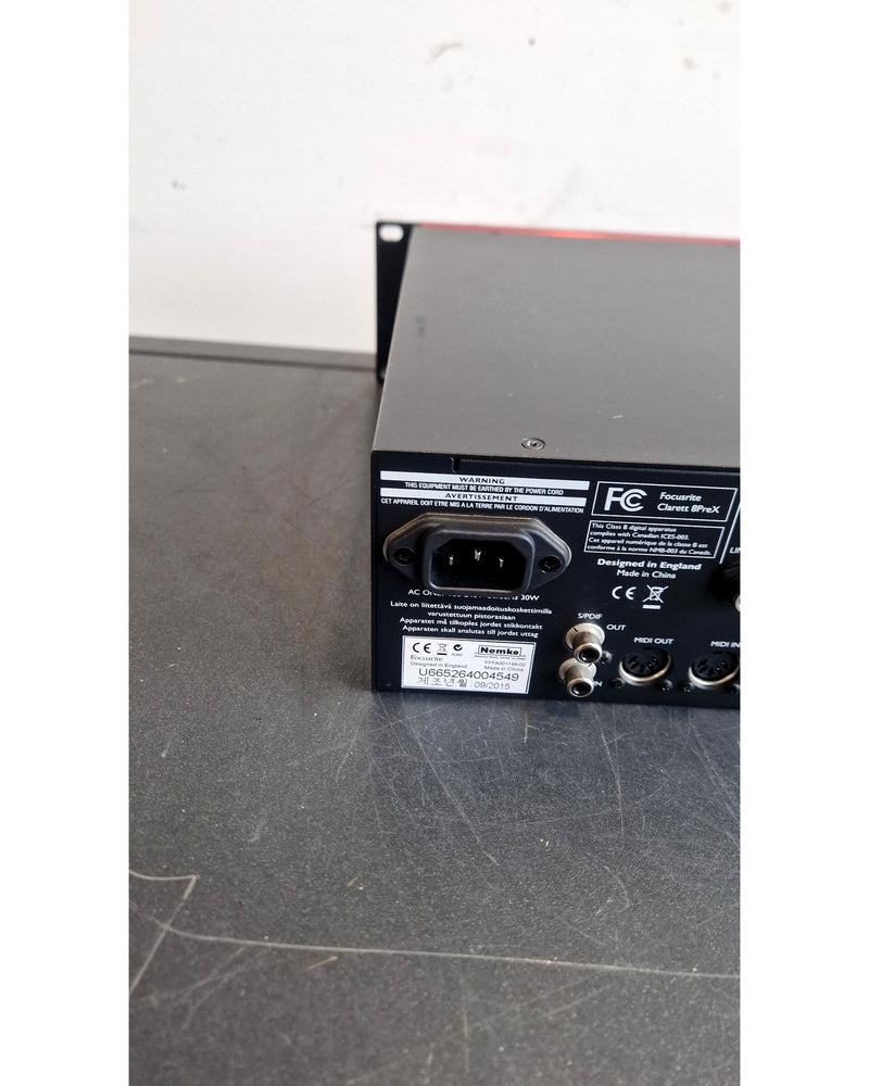 Focusrite Clarett 8PreX - Audio Interface - Excellent - image 16