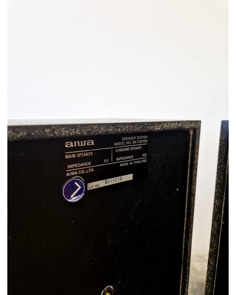 Aiwa SX-FZ2700 -HI-FI Speaker Pair - Black - Speaker - Good - image 2
