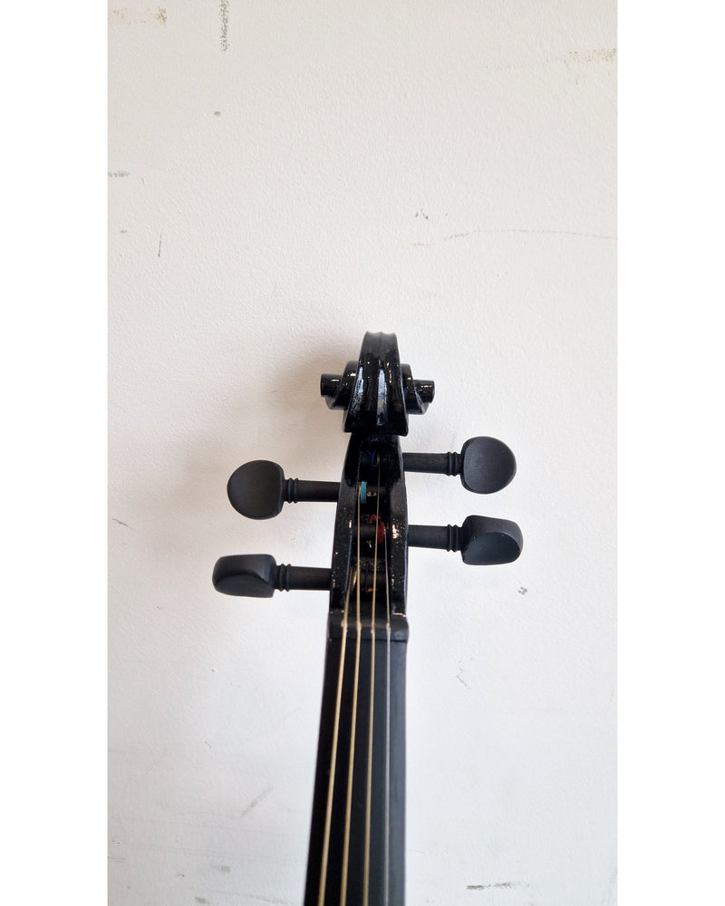 Black Student Violin with Case - String Instruments - Black - Excellent w/ Hard Case - image 6