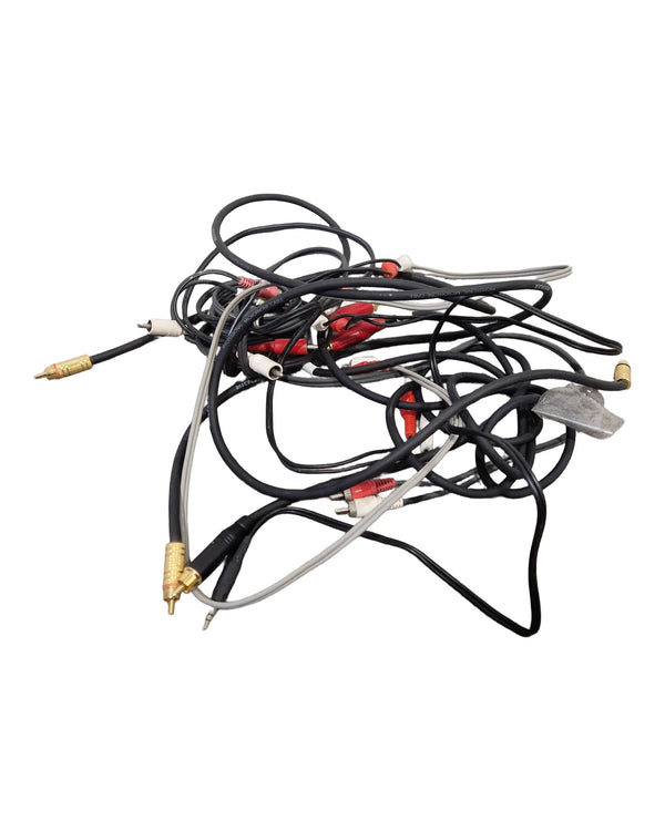 Job-lot Of Phono Cables - X7 - Phono Cable - Good