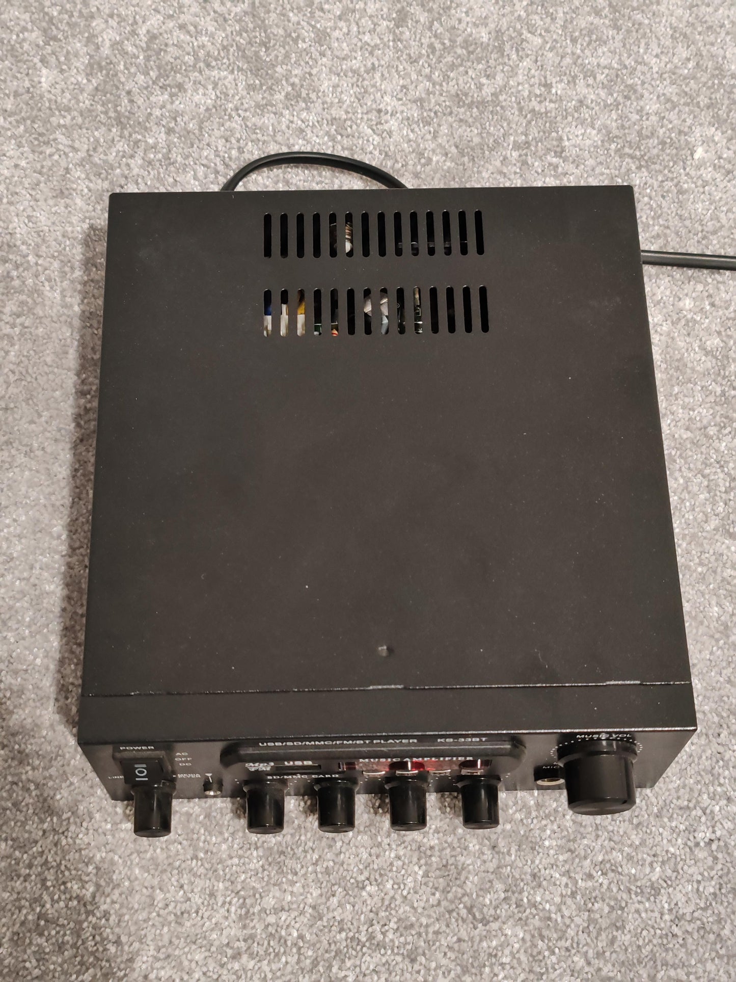 Hi-Fi Kara OK Power Amp KS-33BT With Remote Control