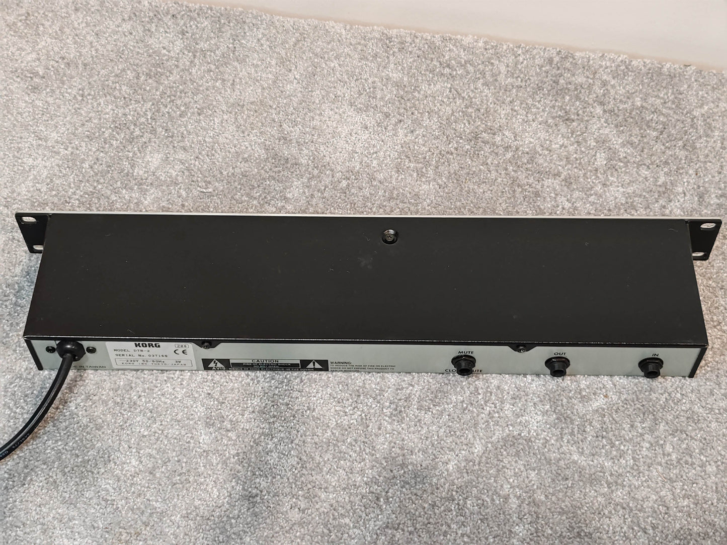 Korg DTR-2 Rack Mount Digital Guitar Tuner