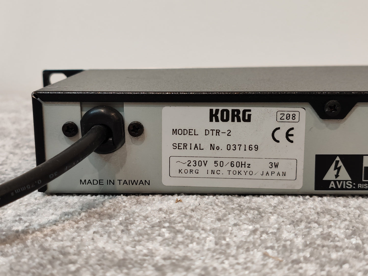 Korg DTR-2 Rack Mount Digital Guitar Tuner