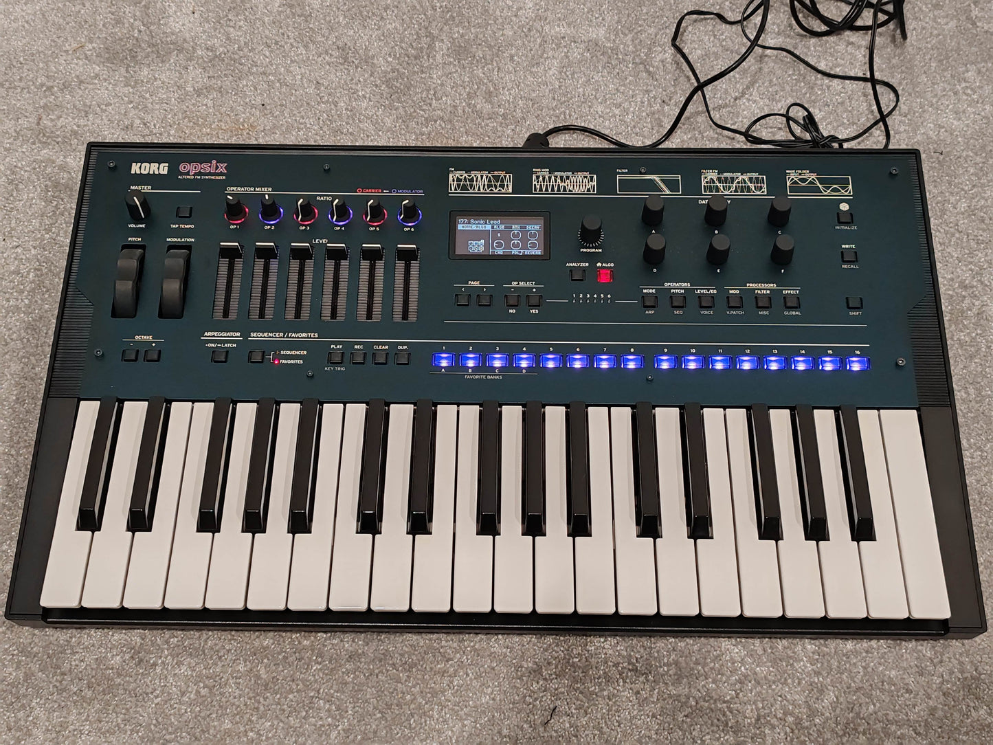 Korg Opsix Altered FM Synthesizer Keyboard