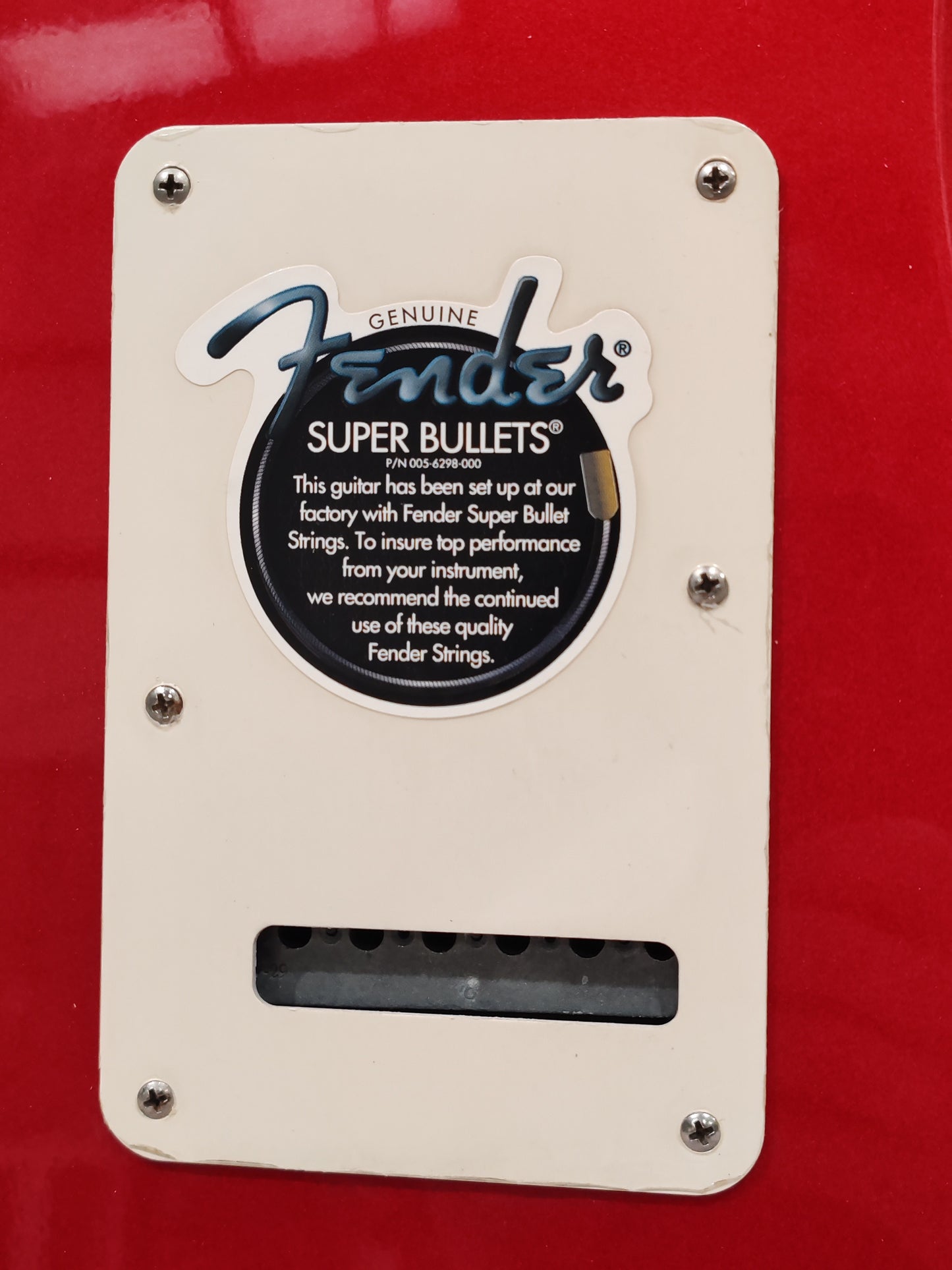 Fender Stratocaster Mexican - MZ6159810 - Chrome Red - 2006