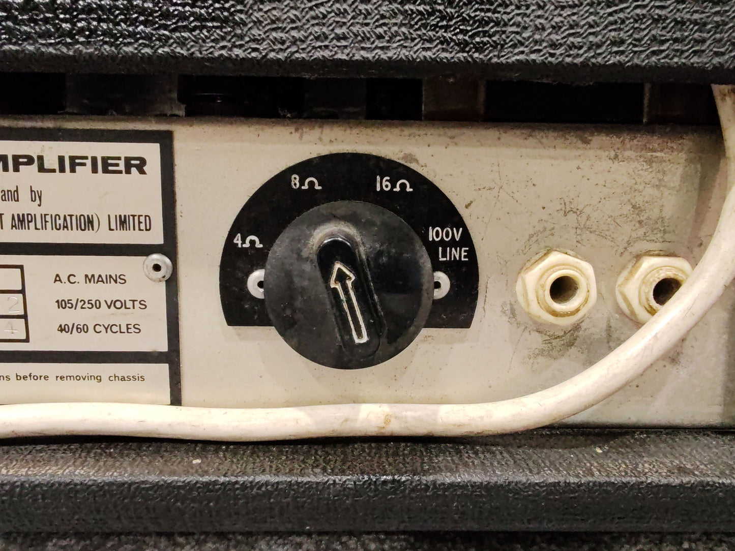 Hiwatt DR112 Custom Built P.A. 100 Amplifier Vintage 1970s