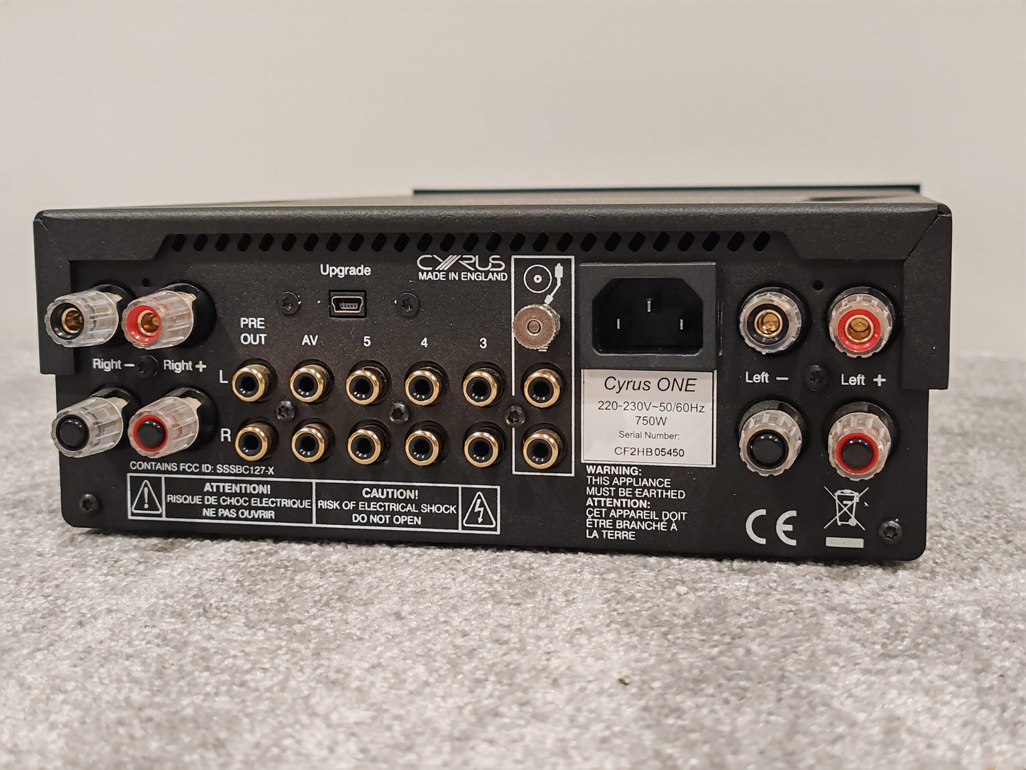 Cyrus One Integrated Amplifier from Cyrus Audio 2x100W