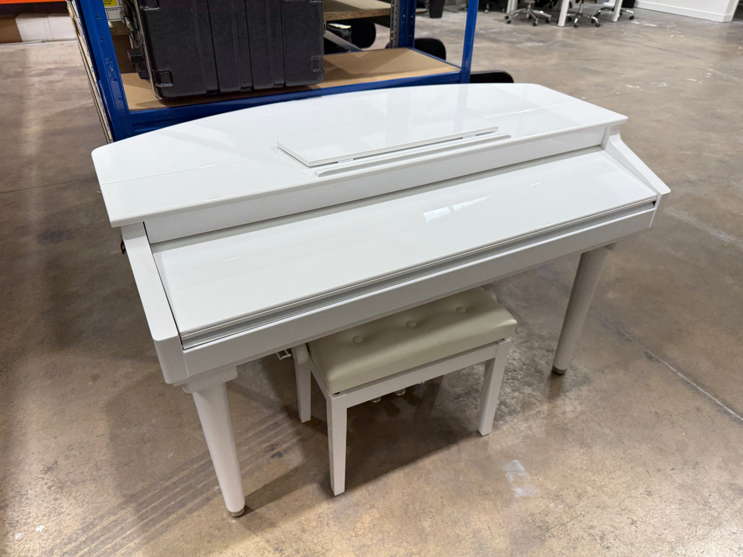 Gear4Music Grand Digital Piano - Model GDP-200 - Gloss White RRP £1349