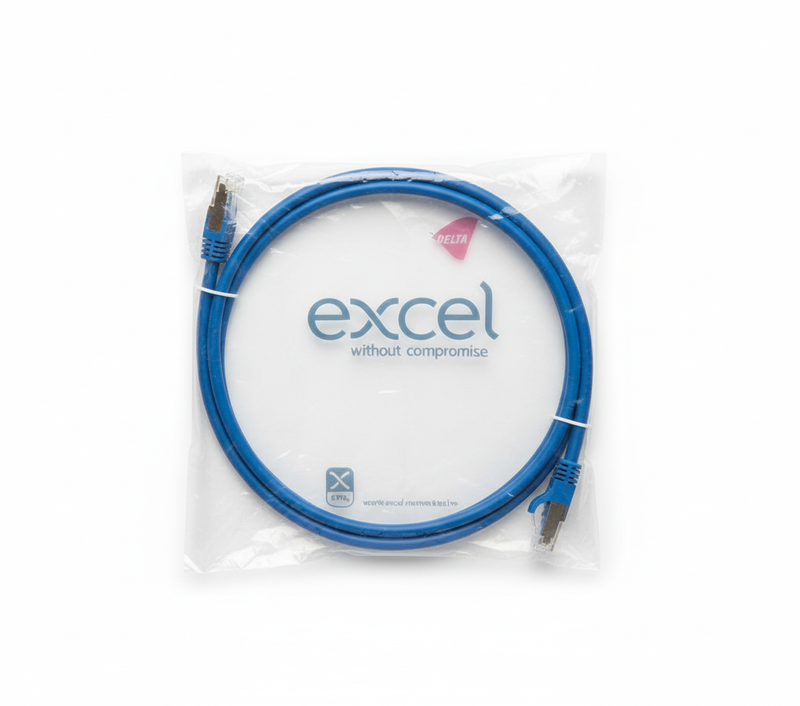 1M Excel Blue Ethernet Cable - High-Speed CAT6 - Excellent w/ Original Packing - image 1