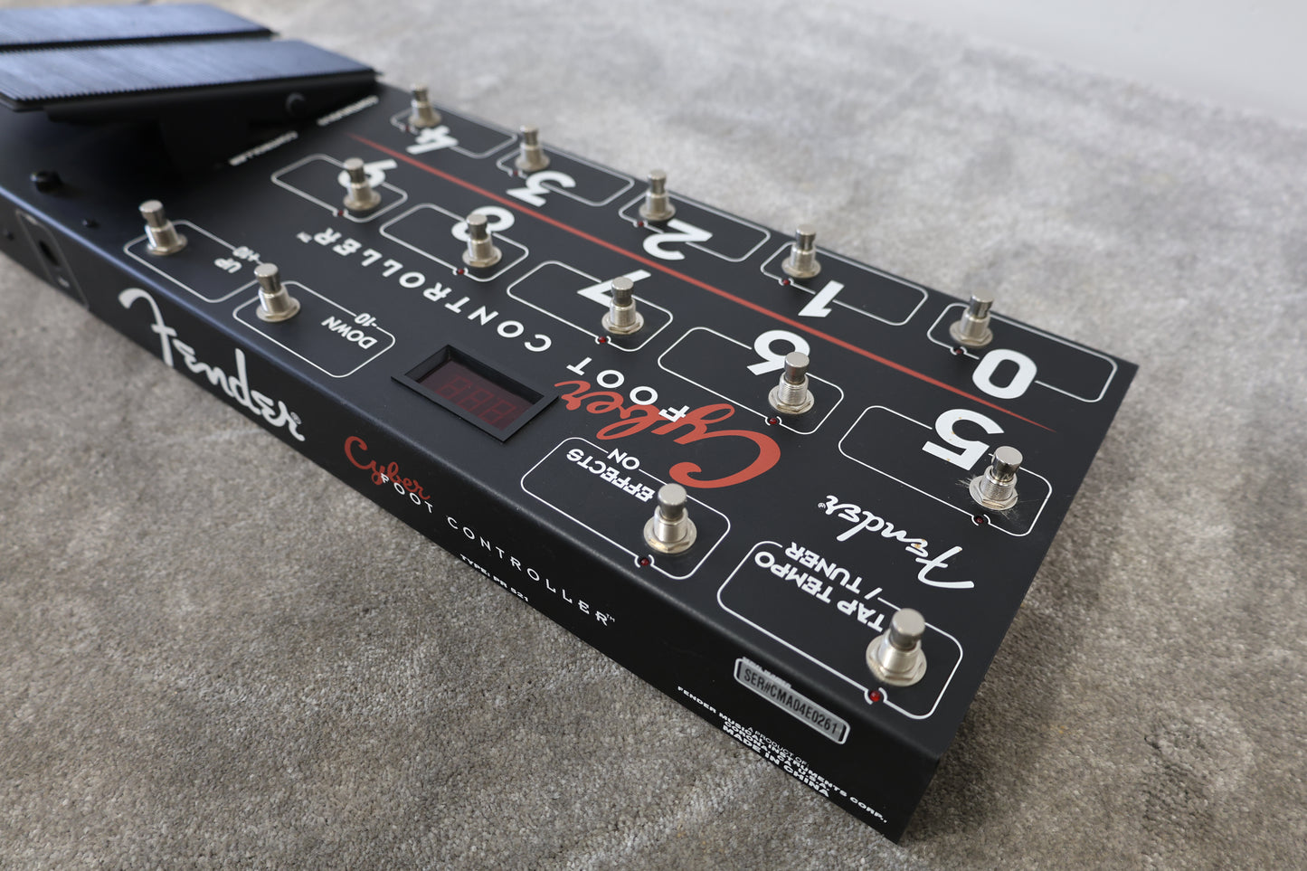 Fender Cyber Foot Controller - PR 521 - Very Good w/ Instructions & Wiring Diagram
