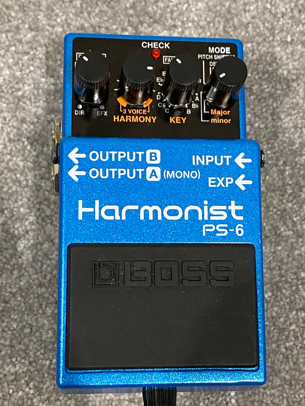 Boss Harmonist PS-6 Guitar Effects Pedal - Blue