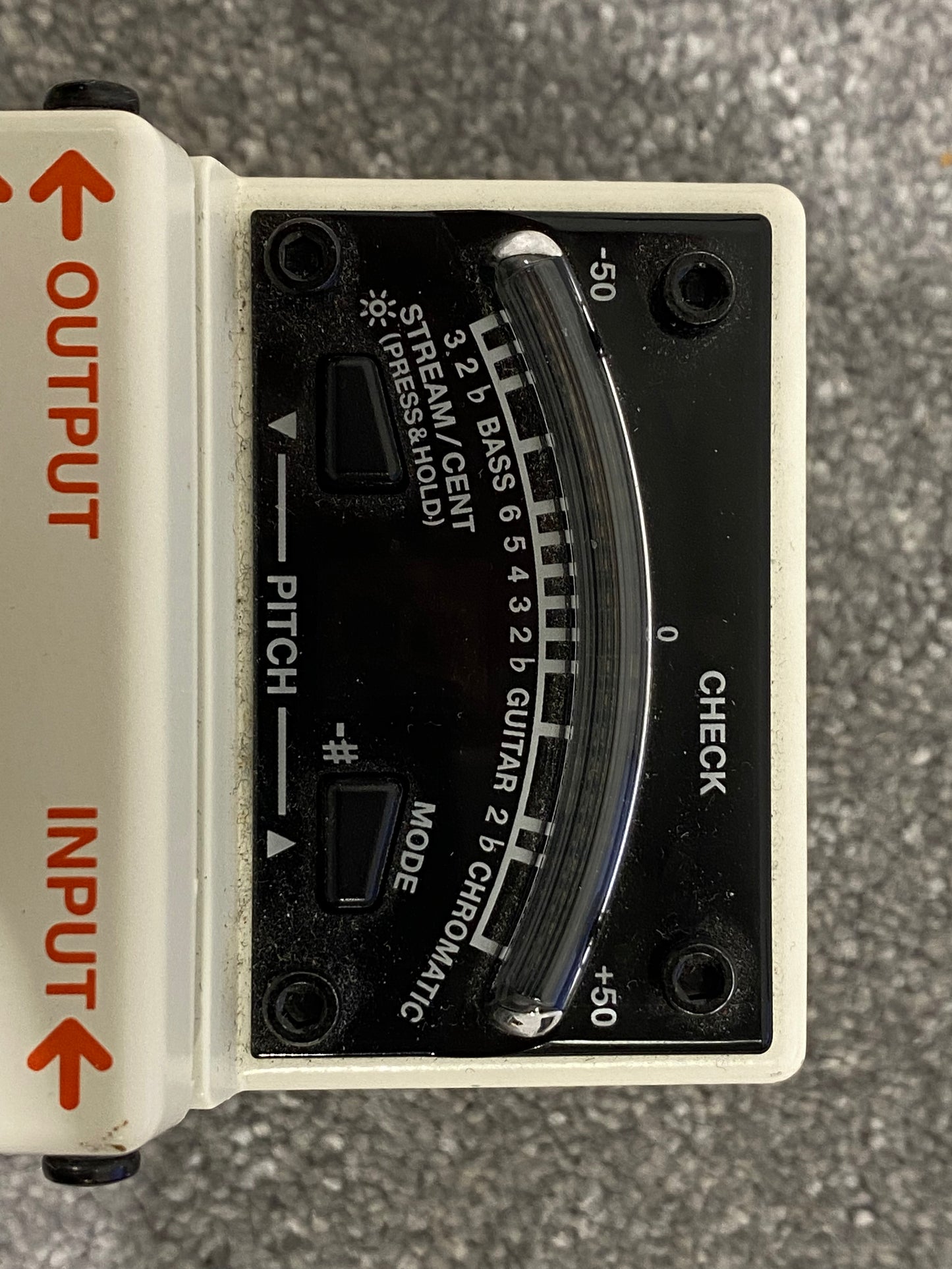 Boss TU-3 Chromatic Tuner Guitar Pedal - White