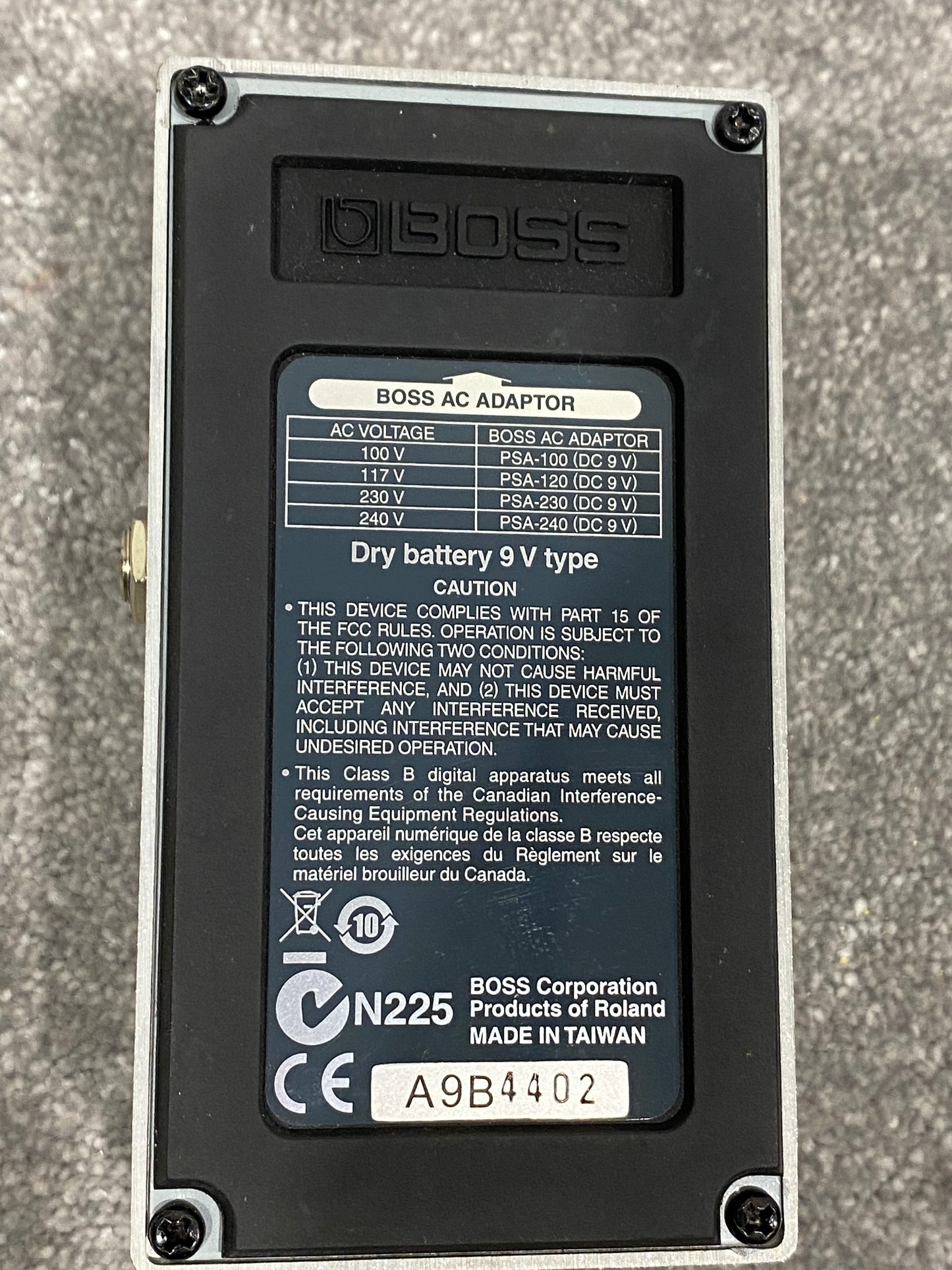 Boss FB-2 Feedbacker/Booster Multi Effects Pedal - Silver