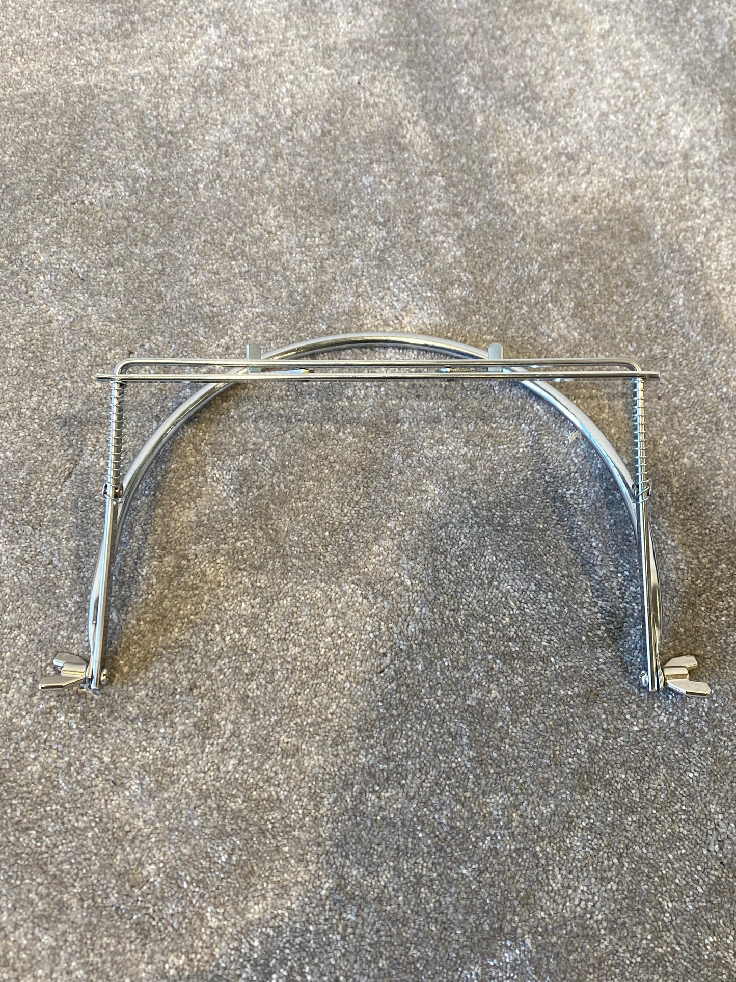 Metal Harmonica Neck Stand/Holder - Silver