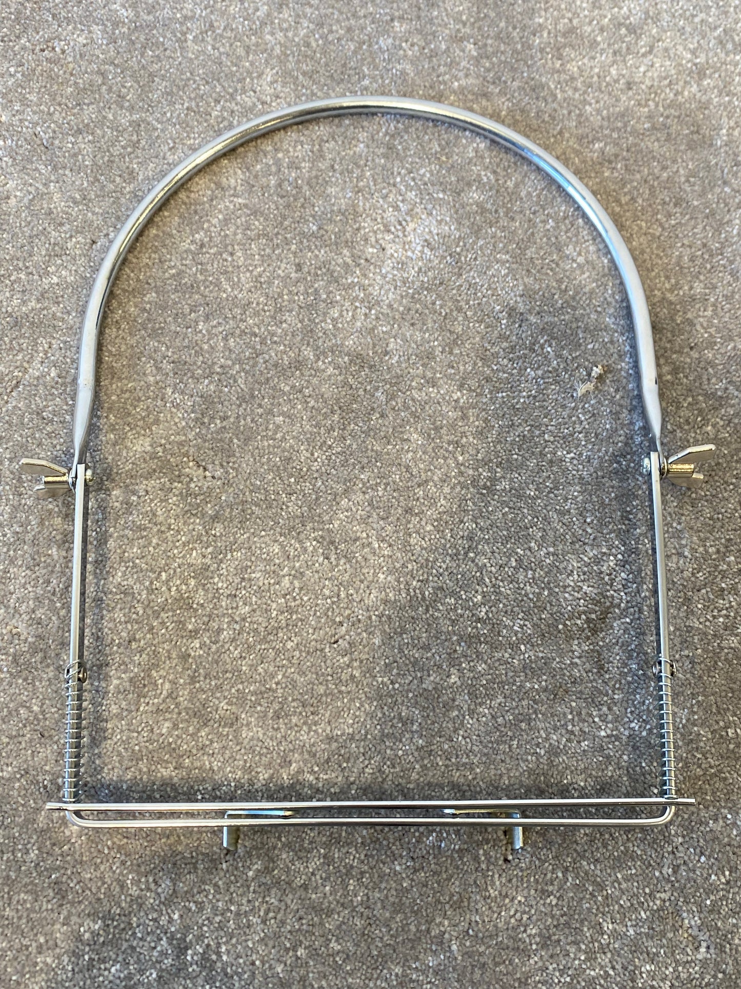Metal Harmonica Neck Stand/Holder - Silver
