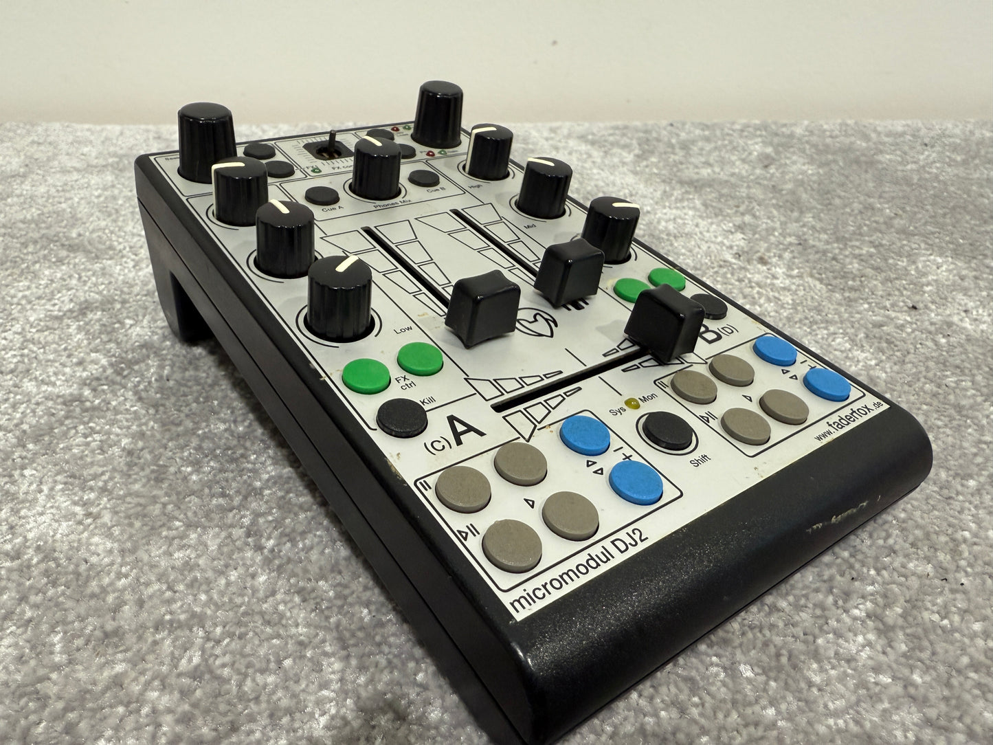 Faderfox Micromodul DJ2 - DJ Controller with Power Supply