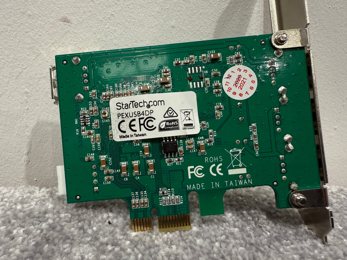 StarTech.com 4 Port PCI Express Low Profile High Speed USB Card - PCIe USB 2.0 Card - PCI-E USB 2.0 Card (PEXUSB4DP)