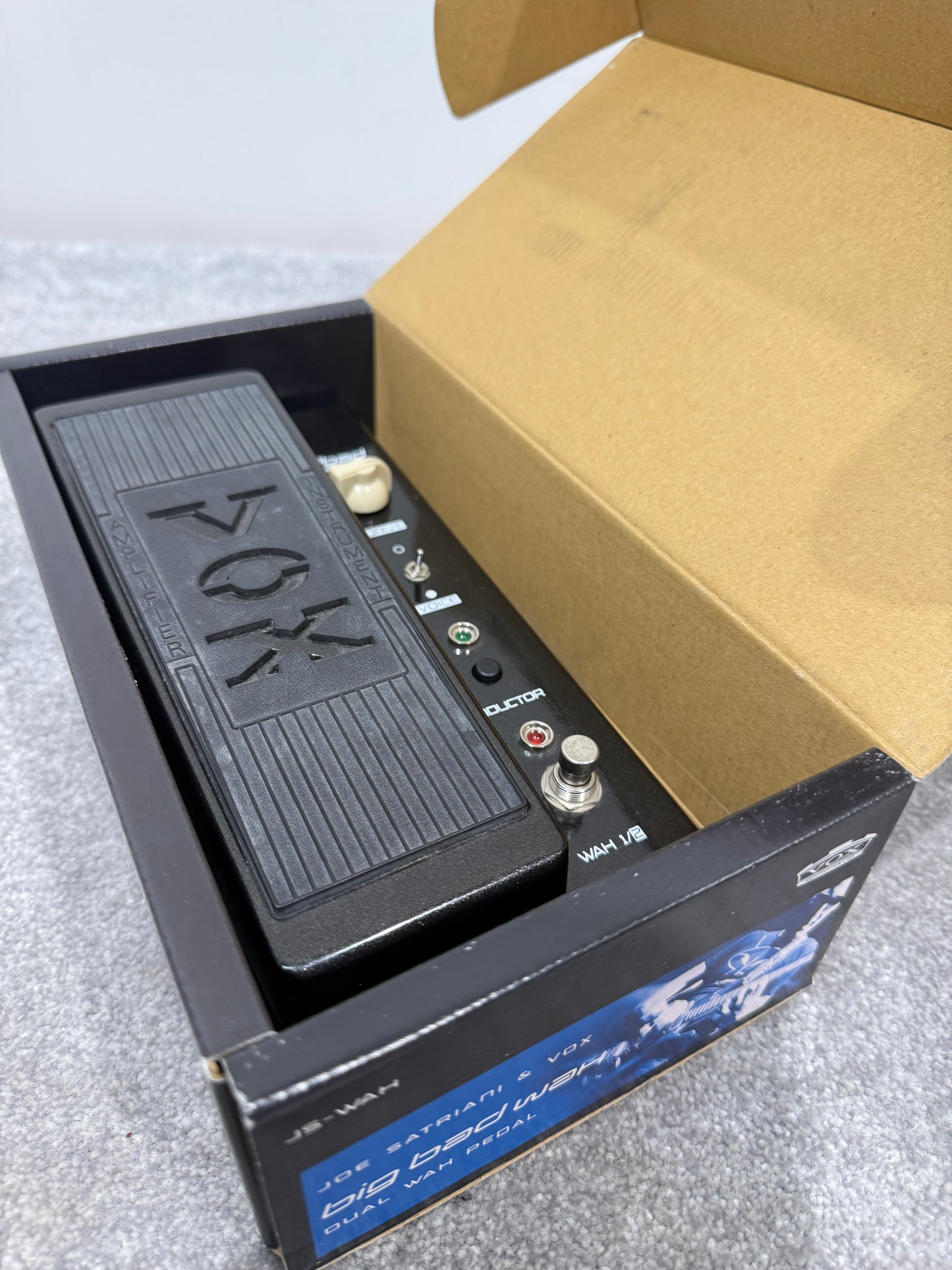 Joe Satriani & Vox - Big Bad Wah - Dual Wah Pedal in Original Box