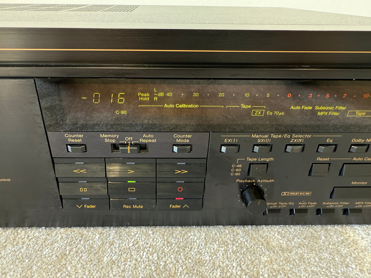 Nakamichi CR-7E High-End Cassette Deck – Flagship 3-Head Recorder Excellent