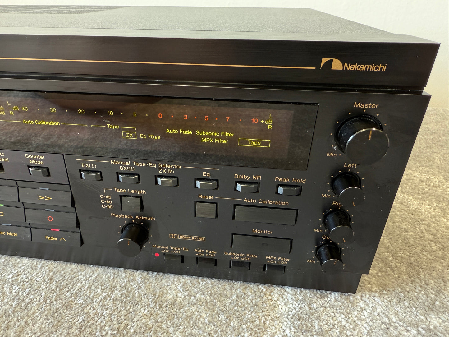 Nakamichi CR-7E High-End Cassette Deck – Flagship 3-Head Recorder Excellent