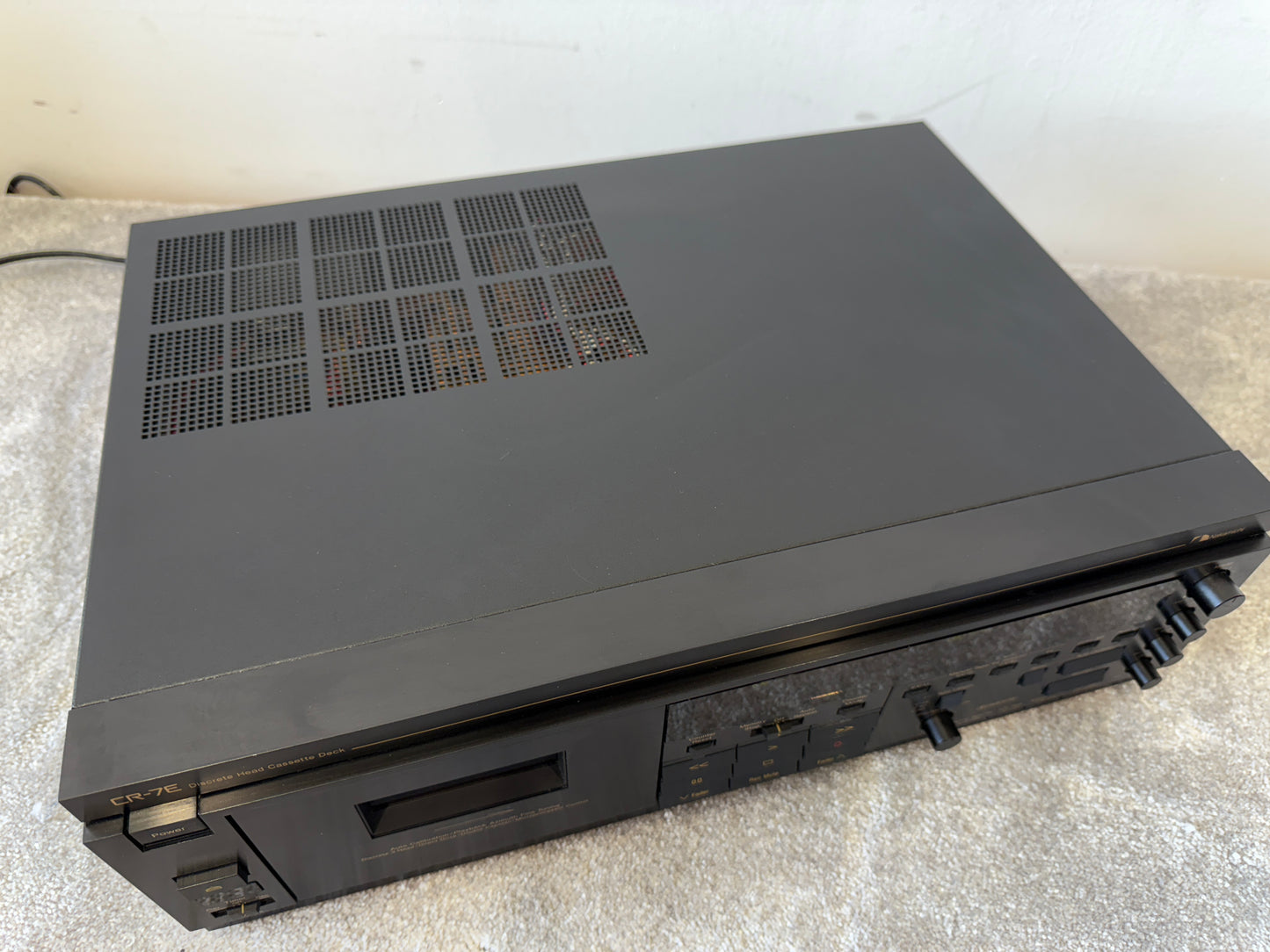 Nakamichi CR-7E High-End Cassette Deck – Flagship 3-Head Recorder Excellent
