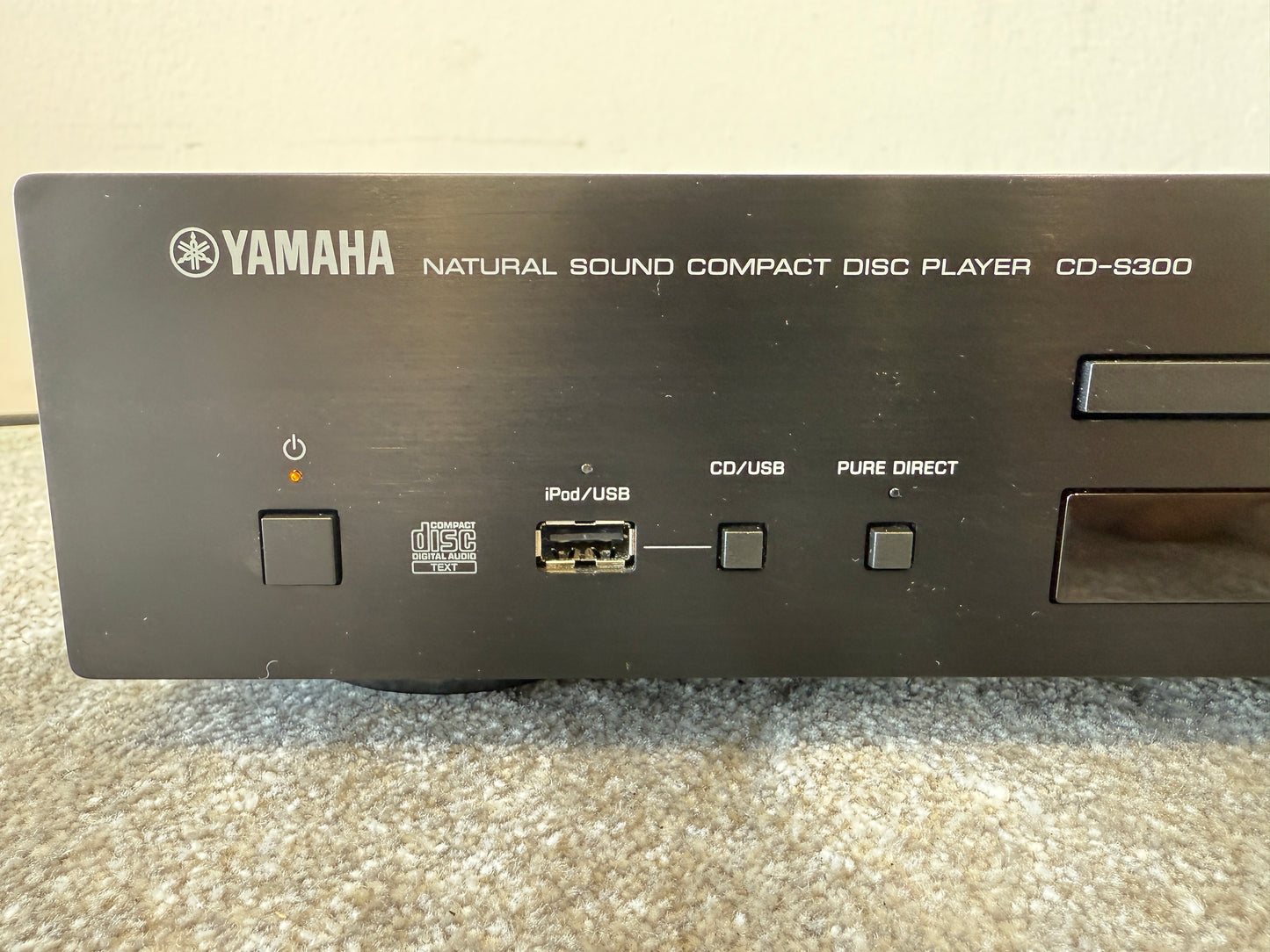 Yamaha CD-S300 Natural Sound CD Player – High-Precision Playback, USB Input Excellent