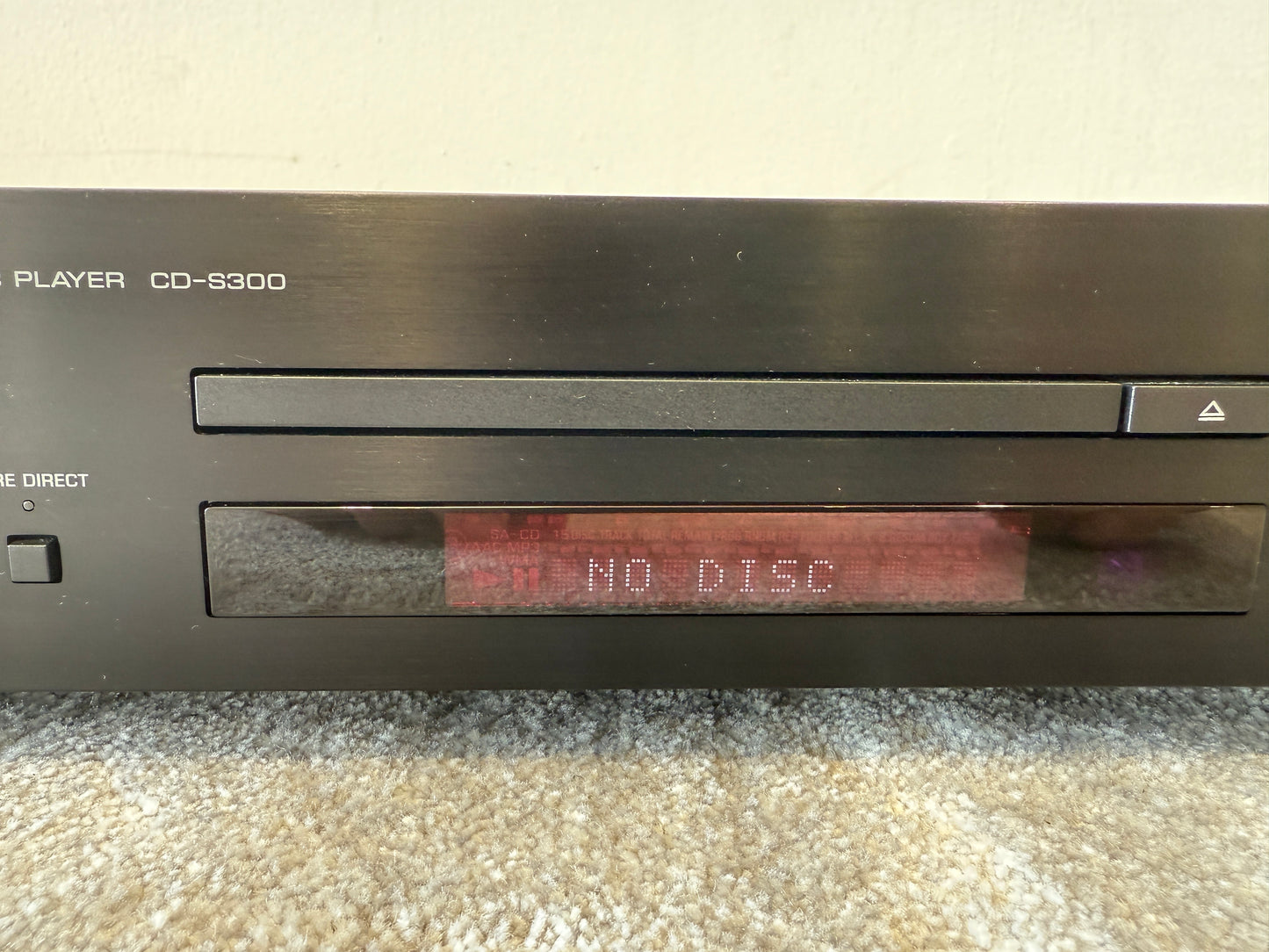 Yamaha CD-S300 Natural Sound CD Player – High-Precision Playback, USB Input Excellent