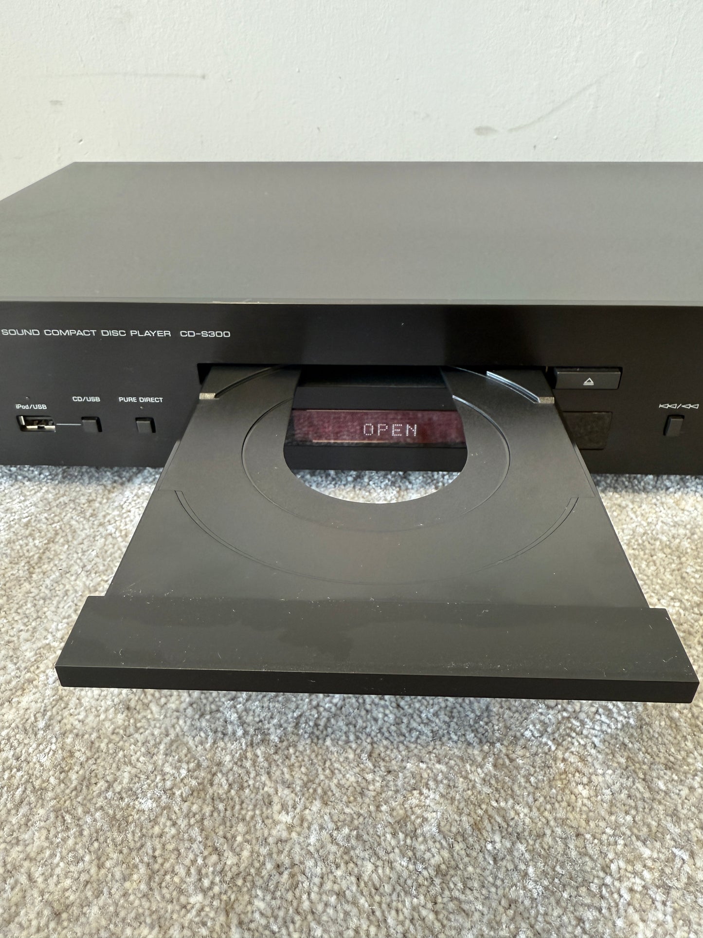 Yamaha CD-S300 Natural Sound CD Player – High-Precision Playback, USB Input Excellent