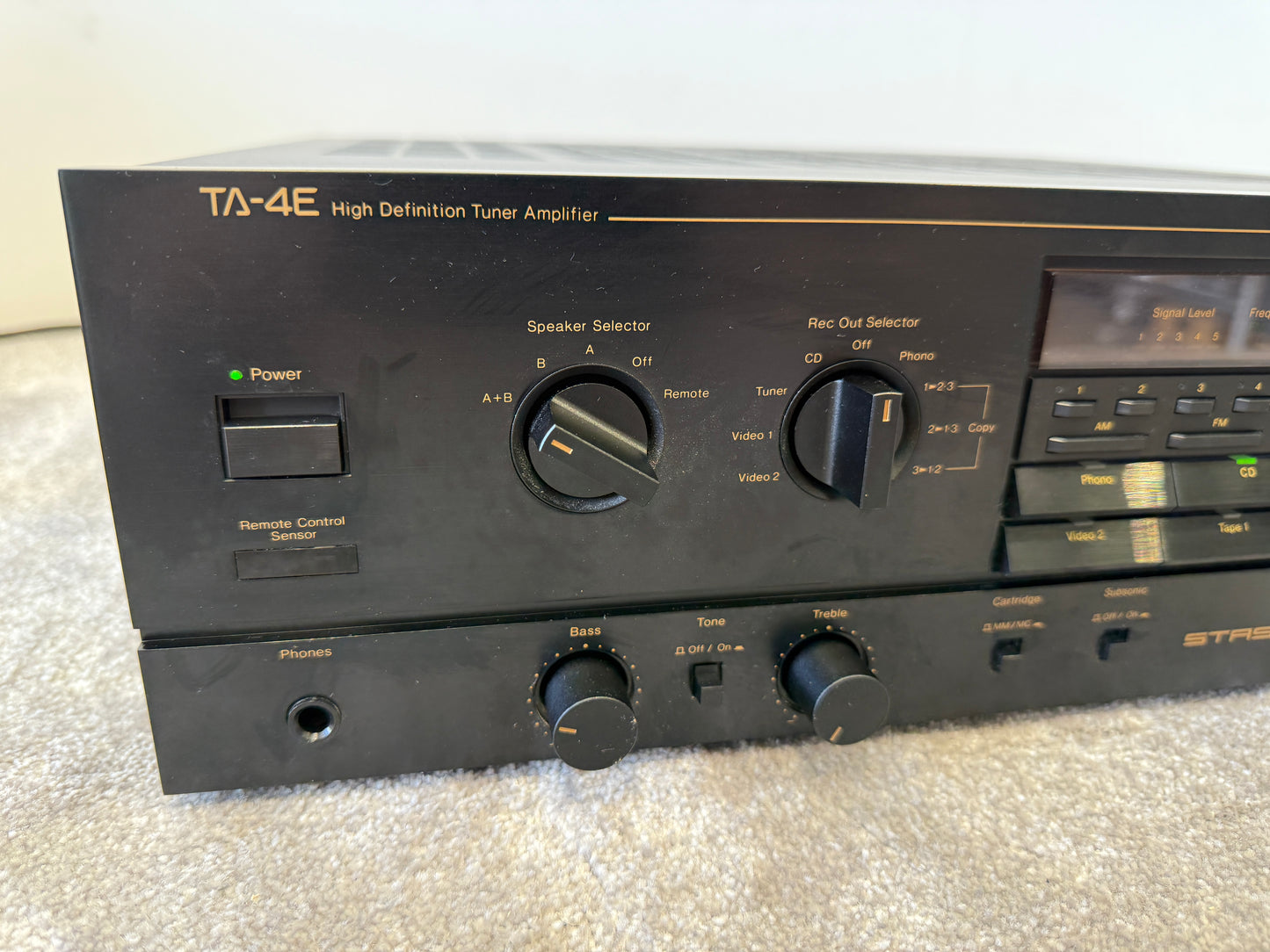 Nakamichi TA-4E Stereo Receiver – Nelson Pass Stasis Design, 100W Excellent