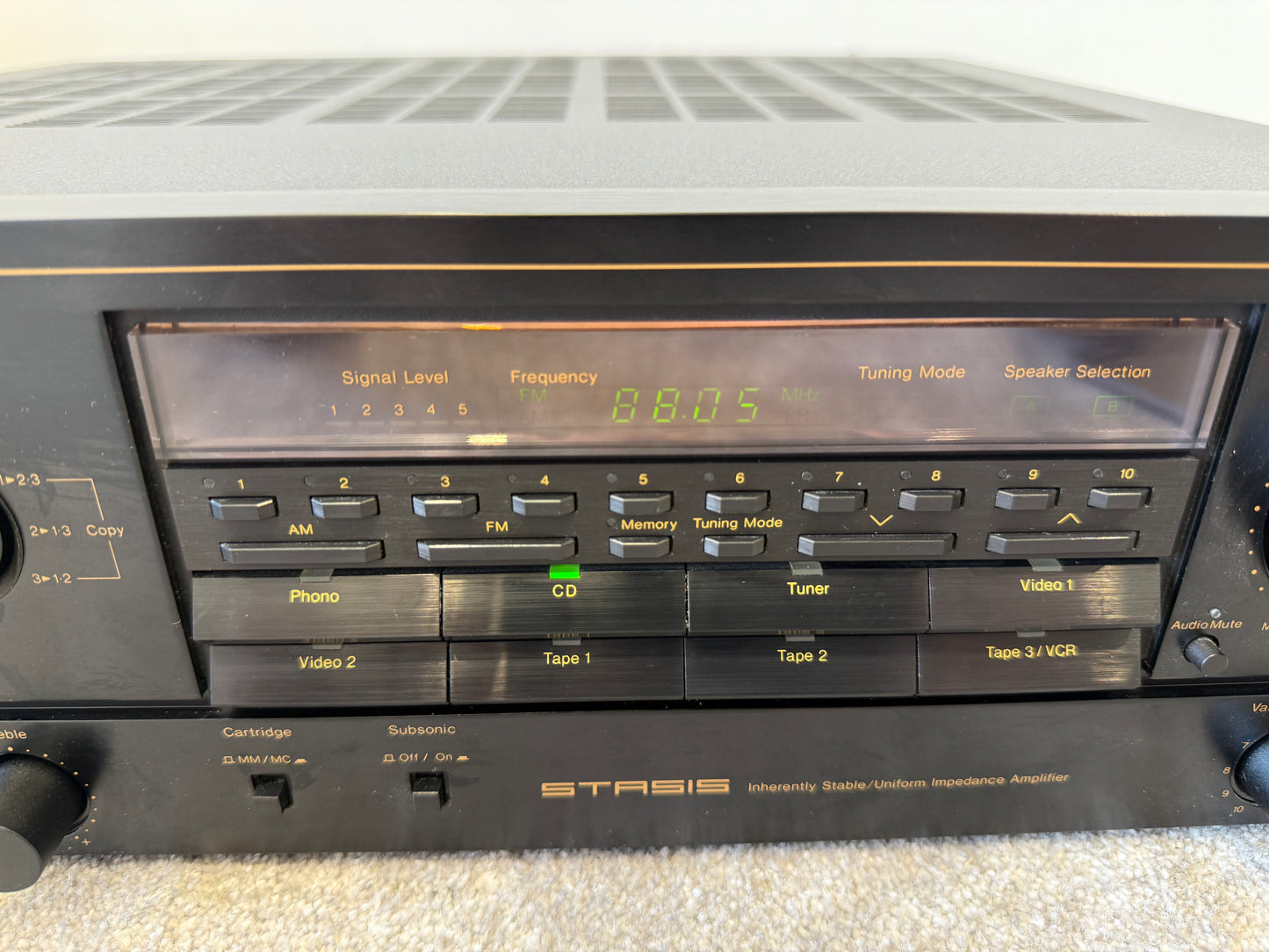 Nakamichi TA-4E Stereo Receiver – Nelson Pass Stasis Design, 100W Excellent
