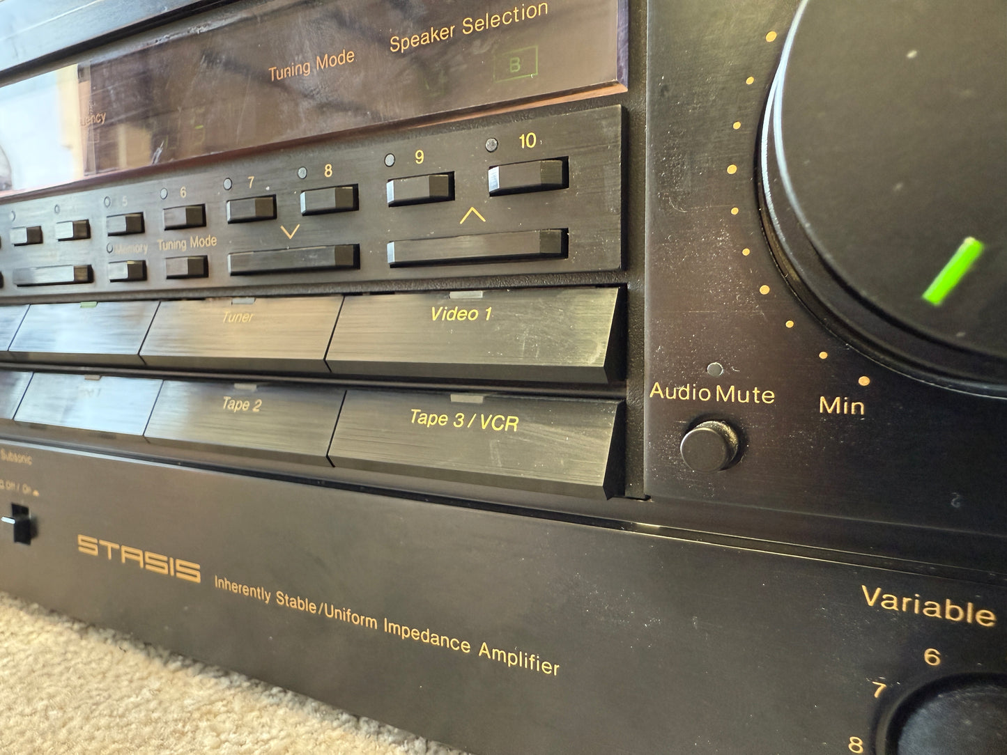 Nakamichi TA-4E Stereo Receiver – Nelson Pass Stasis Design, 100W Excellent