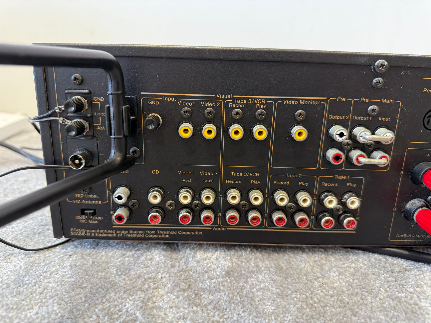 Nakamichi TA-4E Stereo Receiver – Nelson Pass Stasis Design, 100W Excellent