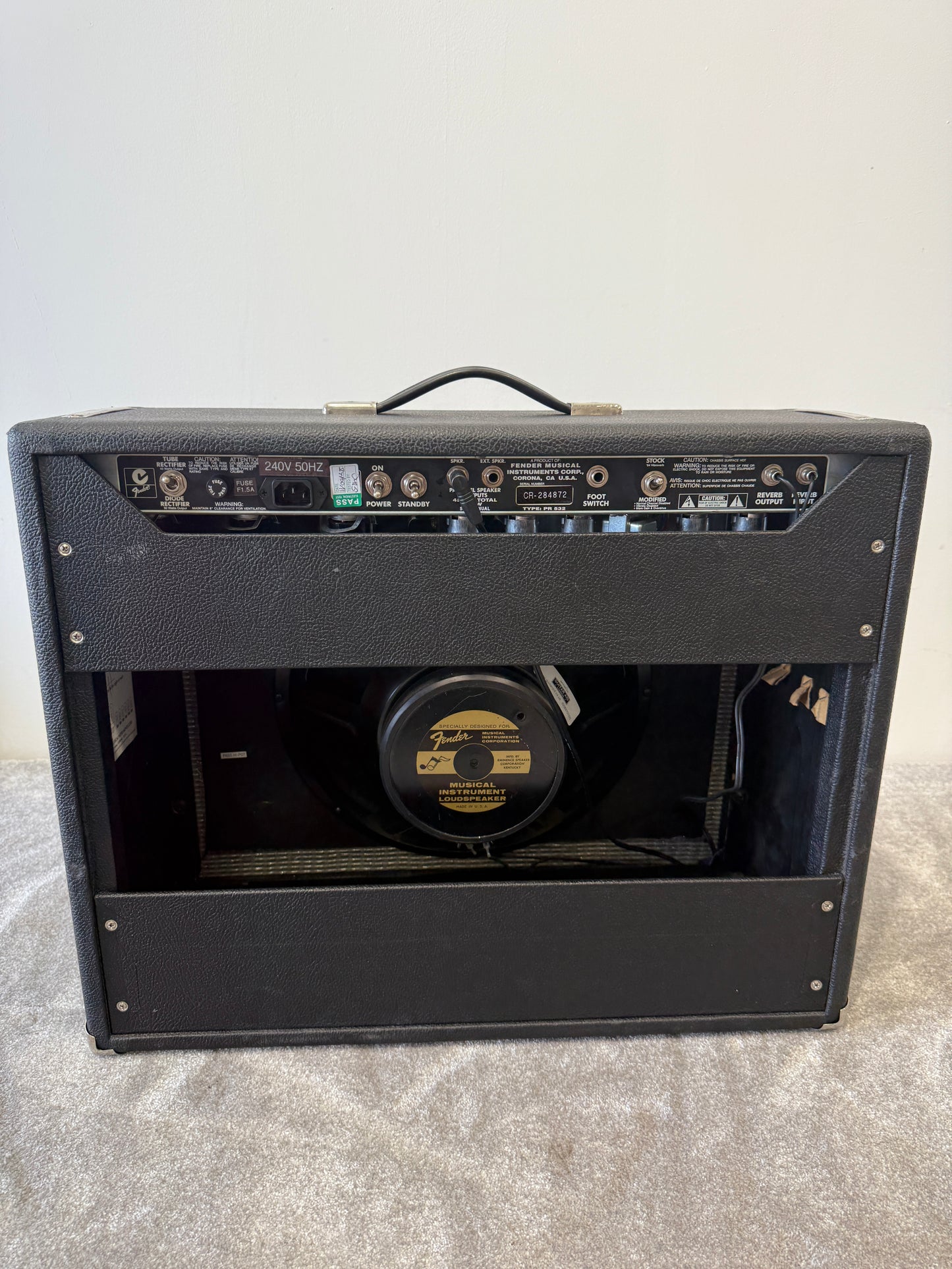 Fender '64 Vibroverb Custom Reissue Combo Amp – Hand-Wired, Excellent Condition, Vintage Tone