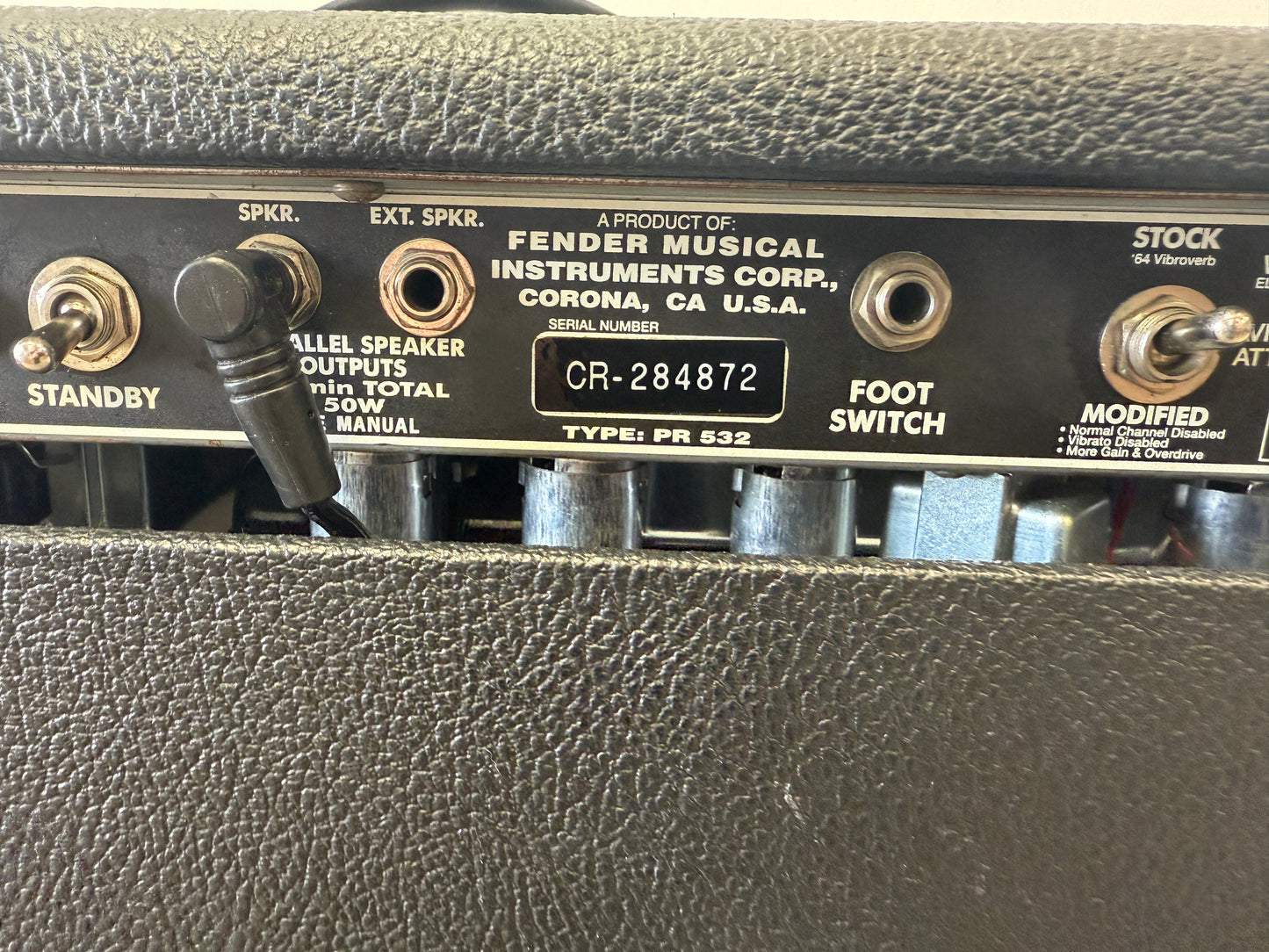 Fender '64 Vibroverb Custom Reissue Combo Amp – Hand-Wired, Excellent Condition, Vintage Tone