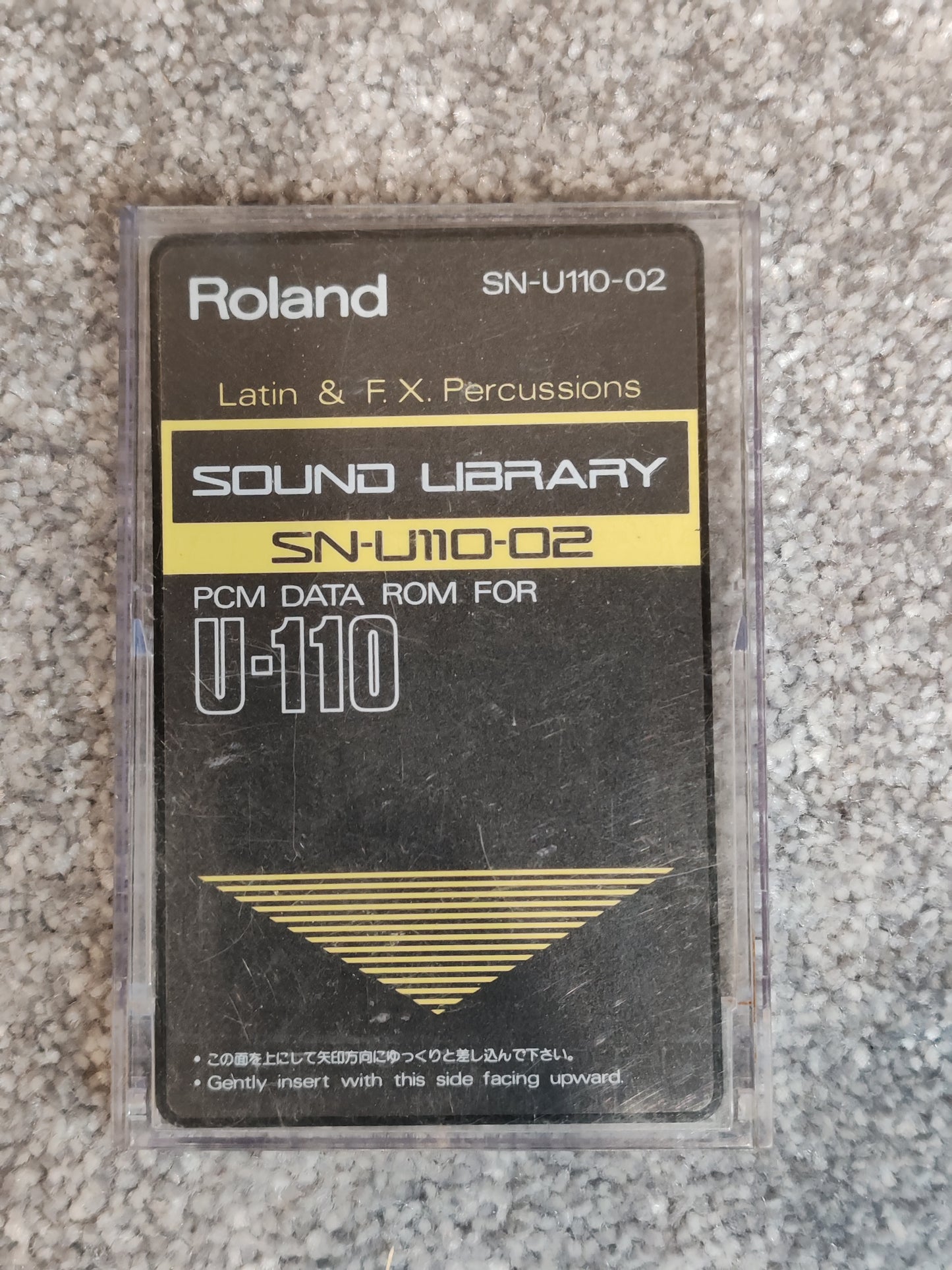 Roland U-110 Sound Library Card - SN-U110-02 - Latin and FX Percussions PCM Card
